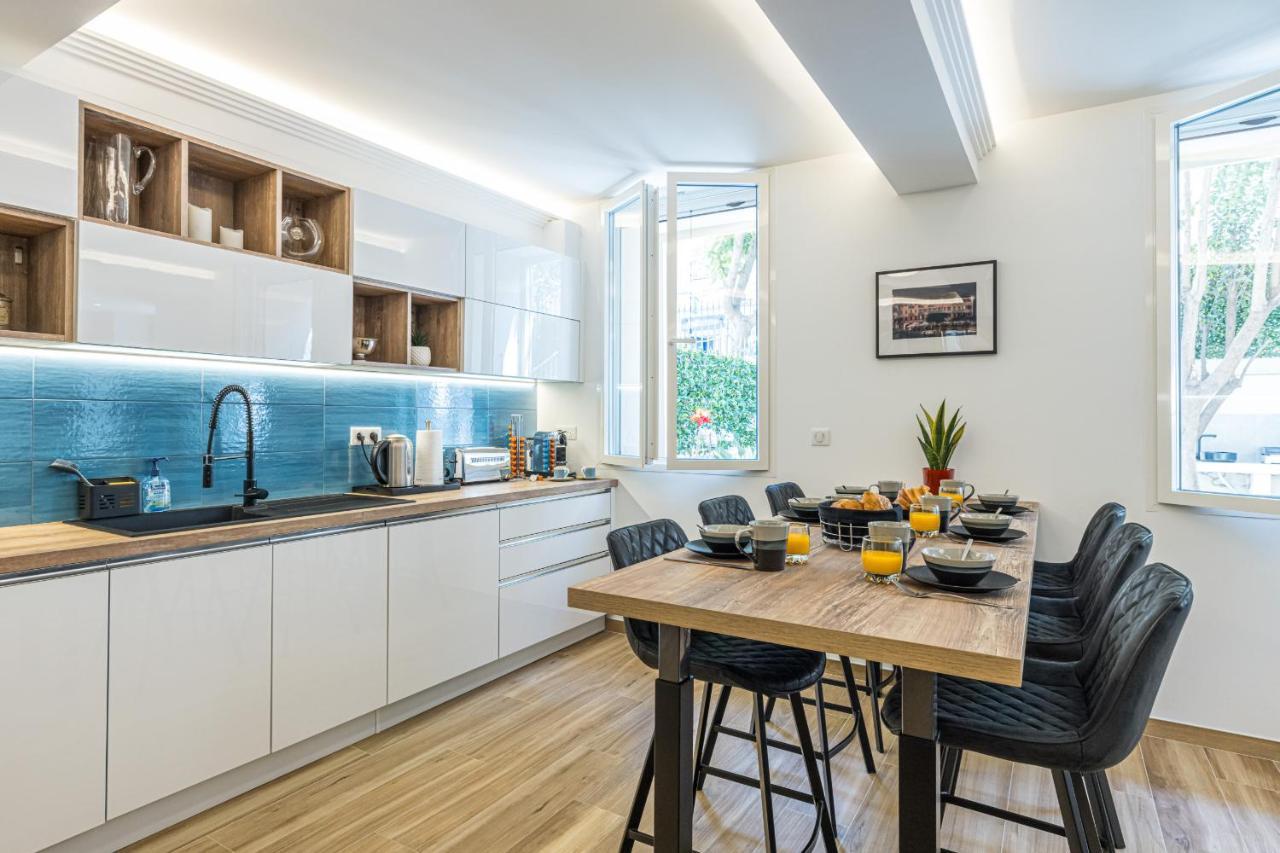 Ferienwohnung Luxury 3 Bdr Garden&Parking - Angels' Garden Nizza Exterior foto